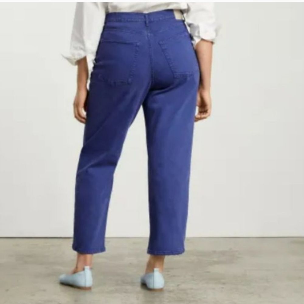 NWT Everlane The Way-high Jean Blue Denim Straight Leg Size 25 Tall - Picture 12 of 13